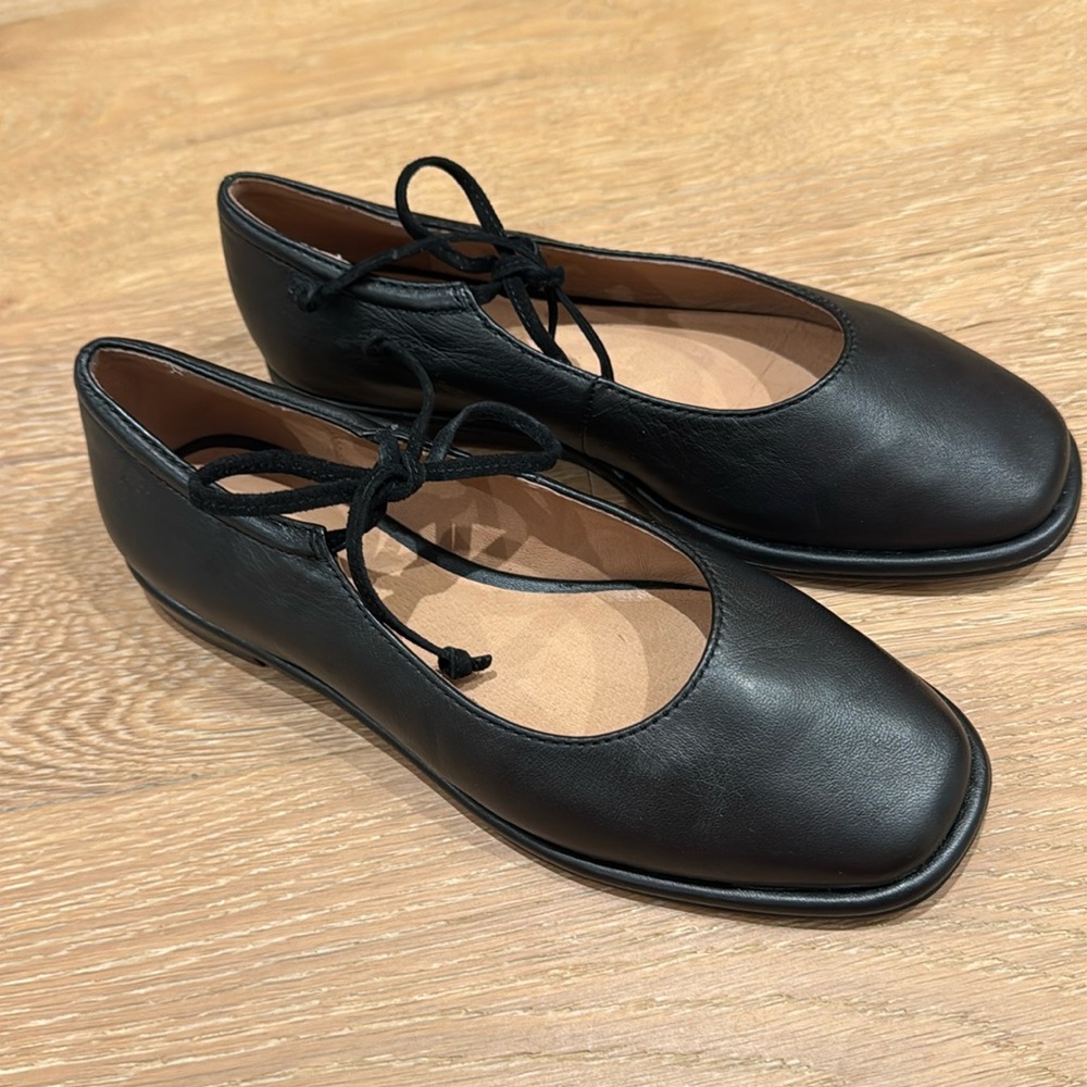 Madewell Tie Ballet Flats sz 5